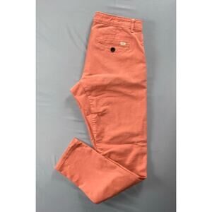 Pullin Dening Creation Francaise Flex Waist Flat Front Washed Chino Pants. L EUC